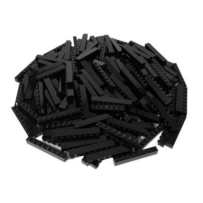 LEGO LEGO 1x8 Steine Schwarz - 25 Stueck - Black bricks 3008 LEGO 1x8 кирпичи черные - 25 штук - Черные кирпичи 3008