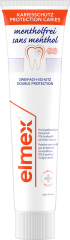 elmex Zahnpasta Kariesschutz mentholfrei, 75 ml, Зубная паста Kariesschutz без ментола и масла перечной мяты для защиты от кариеса, 75 мл