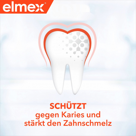 elmex Zahnpasta Kariesschutz mentholfrei, 75 ml, Зубная паста Kariesschutz без ментола и масла перечной мяты для защиты от кариеса, 75 мл