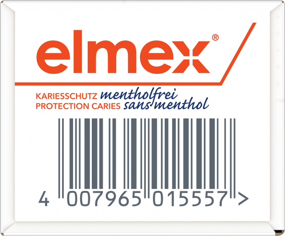 elmex Zahnpasta Kariesschutz mentholfrei, 75 ml, Зубная паста Kariesschutz без ментола и масла перечной мяты для защиты от кариеса, 75 мл