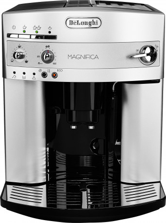 De'Longhi De'Longhi Kaffeevollautomat Magnifica ESAM 3200.S, Milchaufschaumduse, Kegelmahlwerk 13 Stufen, Herausnehmbare Bruhgruppe  Полностью автоматическая кофемашина De'Longhi Magnifica ESAM 3200.S, насадка для вспенивания молока, коническая кофемолка 