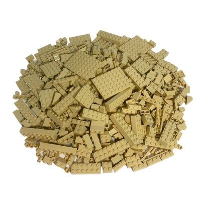 LEGO LEGO Steine Beige gemischt - 400 Stuck - Tan brick mix Кирпичи LEGO бежевый смешанный - 400 штук - смесь коричневых кирпичей