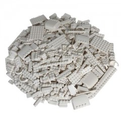 LEGO LEGO Steine Weiss gemischt - 300 Stuck -  White brick mix Кирпичи LEGO белые смешанные - 300 штук - Смесь белых кирпичей