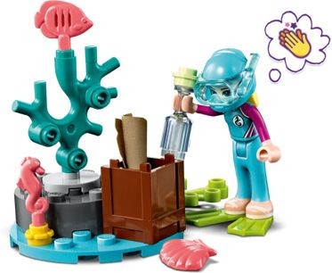 LEGO LEGO Friends 41378 Rettungs-U-Boot fur Delfine LEGO Friends 41378 Подводная лодка для спасения дельфинов