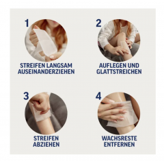 Veet PURE Kaltwachsstreifen Beine &amp; Korper, sensible Haut, Полоски из чистого холодного воска для ног и тела, для чувствительной кожи 20шт