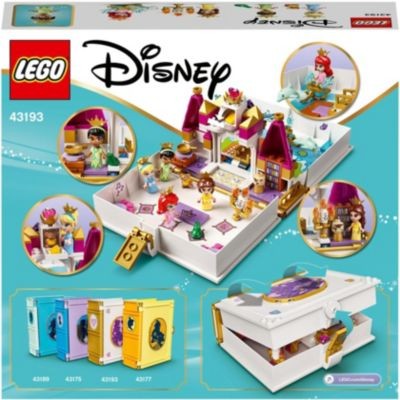 LEGO LEGO Disney Princess 43193 Marchenbuch Abenteuer mit Arielle, Belle, Cinderella und Tiana LEGO Disney Princess 43193 Сборник рассказов «Приключения Ариэль, Белль, Золушки и Тианы»