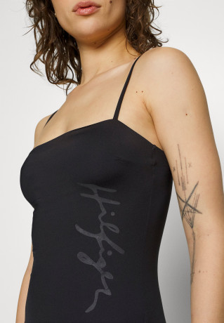 Tommy Hilfiger BANDEAU ONE PIECE Swimsuit black БАНДО ONE PIECE Купальник черный