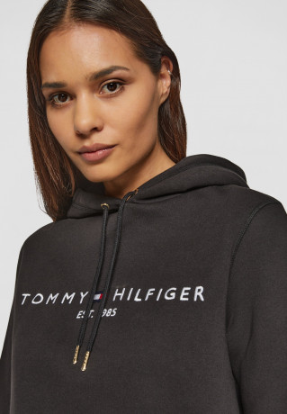 Tommy Hilfiger Hoodie schwarz толстовка с капюшоном черный