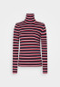 Tommy Hilfiger SLIM BUTTON ROLL-NECK Long sleeved top pink  SLIM BUTTON ROLL-NECK Топ с длинными рукавами розовый