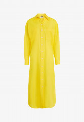 Tommy Hilfiger RELAXED VOILE Shirt dress vivid yellow RELAXED VOILE Платье-рубашка ярко-желтый