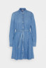 Tommy Hilfiger BELTED DRESS Denim dress lyra ПЛАТЬЕ С ПОЯСОМ Джинсовое платье лира