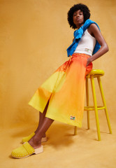 Tommy Hilfiger TOMMY HILFIGER X ANDY WARHOL SUNSET SKIRT A-line skirt orange ЮБКА TOMMY HILFIGER X ANDY WARHOL SUNSET Юбка-трапеция апельсин