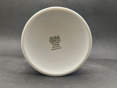 Ваза винтажная средняя Royal Porzellan Bavaria KPM, с узорным ботаническим декором, в коричневых тонах, фарфор, 19 см, Германия, 1960-70гг.