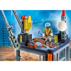 PLAYMOBIL PLAYMOBIL 70816 Starter Pack Baustelle mit Seilwinde PLAYMOBIL 70816 Starter Pack строительная площадка с лебедкой