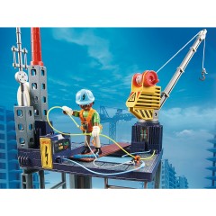 PLAYMOBIL PLAYMOBIL 70816 Starter Pack Baustelle mit Seilwinde PLAYMOBIL 70816 Starter Pack строительная площадка с лебедкой