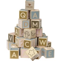 Micki MICKI BUCHSTABENKLOETZE 36 STK. БЛОКИ ДЛЯ БУКВ MICKI 36 ШТ.