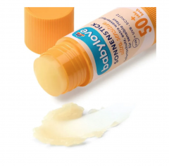 babylove Sonnenstick Gesicht ultra sensitive, LSF 50+, 20 g, Cолнцезащитный стик для лица SPF 50+ для детей: UV-защита для чувствительной кожи, водостойкий, 20 г