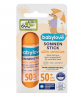 babylove Sonnenstick Gesicht ultra sensitive, LSF 50+, 20 g, Cолнцезащитный стик для лица SPF 50+ для детей: UV-защита для чувствительной кожи, водостойкий, 20 г