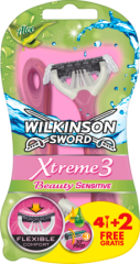 Wilkinson Xtreme 3 Beauty Чувствительная  Одноразовая бритва, 6 шт