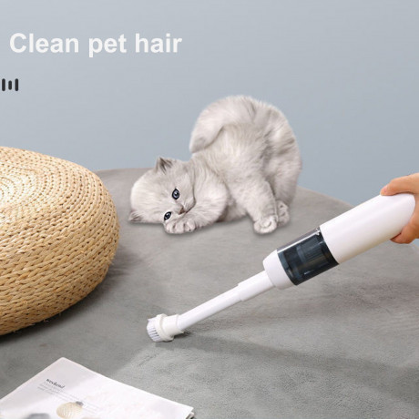 farfi farfi Akku-Handstaubsauger Gerauscharmer 12000Pa starker Saug-Handstaubsauger fur Autos, 120,00 W, tragbar,Licht,starke Saugkraft,wenig Larm Weiss Беспроводной ручной пылесос Farfi Ручной пылесос с низким уровнем шума, 12000 Па, сильная всасывающая 