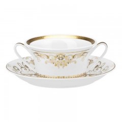 Rosenthal meets Versace Rosenthal Versace Medusa Gala Gold Suppentasse 2-tlg. 0,30 L Rosenthal Versace Medusa Gala Золотая чашка для супа 2 шт. 0,30 л