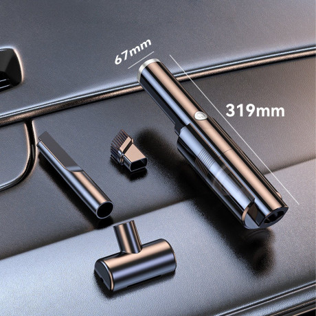 Hikeren Hikeren Akku-Handstaubsauger 6000Pa Handsauger Kabellos Tragbar Staubsauger,Fur Auto Zuhause,120W Schwarz Hikeren беспроводной ручной пылесос 6000Pa ручной пылесос беспроводной портативный пылесос для автомобиля дома 120 Вт