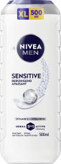 NIVEA MEN 5in1 Duschgel Sensitive, 500 ml, Нивеа Мужской гель для душа и волос 5 в 1, витамин E и гиалурон, для чувствительной кожи, 500 мл
