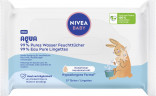 NIVEA BABY Aqua Feuchttucher, 57 Stuck, Нивеа Детский влажные салфетки миндальное масло 57 шт