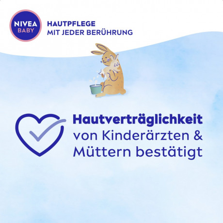 NIVEA BABY Aqua Feuchttucher, 57 Stuck, Нивеа Детский влажные салфетки миндальное масло 57 шт