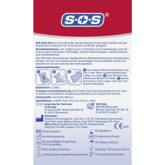 SOS Kuhl-Pack, 2 Stuck, SOS Охлаждающий пакет, мгновенное охлаждение при травмах, для взрослых и детей, 2 шт.