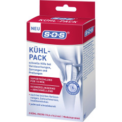 SOS Kuhl-Pack, 2 Stuck, SOS Охлаждающий пакет, мгновенное охлаждение при травмах, для взрослых и детей, 2 шт.