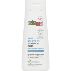 SEBAMED Anti-Schuppen Shampoo Plus, 200 ml, Себамед Шампунь против перхоти усиленный, климбазол, для чувствительной кожи, 200 мл