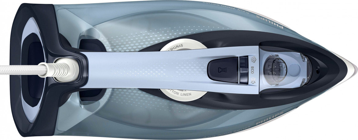 Philips Philips Dampfbugeleisen DST7020/20, 2800 W, mit 300 ml Wassertank und 50gr/Min Dauerdampf Паровой утюг Philips DST7020/20, 2800 Вт, с резервуаром для воды 300 мл и постоянной подачей пара 50 г/мин.