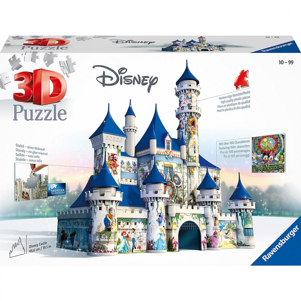 Купить Ravensburger 3D-Puzzle Disney Schloss 3D Пазл Замок Диснея в  интернет-магазине Diskontshop.eu Германия всего за 8 345 руб. в