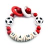 elefantasie Greifling Fussball personalisiert mit Namen Игрушечный футбол Grip с именем