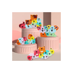 Spielzeug zur Entwicklung der Intelligenz fur die fruhe Bildung von Babys Dreidimensionales Puzzle der Tierkognition Игрушки для развития интеллекта для раннего образования ребенка Трехмерная головоломка познания животных