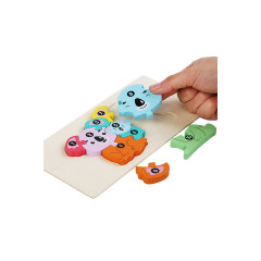 Spielzeug zur Entwicklung der Intelligenz fur die fruhe Bildung von Babys Dreidimensionales Puzzle der Tierkognition Игрушки для развития интеллекта для раннего образования ребенка Трехмерная головоломка познания животных