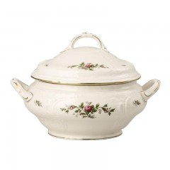 Rosenthal Rosenthal Sanssouci Elfenbein Moosrose neu Terrine 3,90 L Rosenthal Sanssouci Ivory Moosrose new Супница 3,90 л