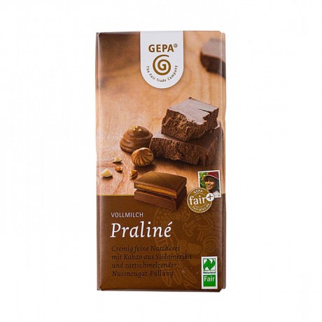 Gepa Vollmilchschokolade Praliné Шоколад 100гр 