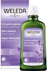 WELEDA LAVENDEL Entspannungsbad, 200 ml, Лавандовая добавка для расслабляющей ванны с натуральным эфирным маслом, 200 мл