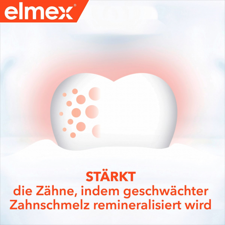 elmex Zahnpasta Kariesschutz, 75 ml, Зубная паста Kariesschutz с фторидом для укрепления эмали и защиты от кариеса, 75 мл