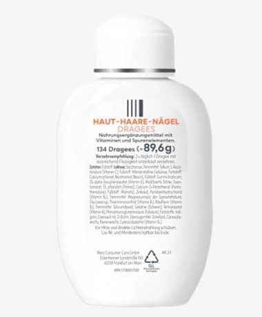 Merz Spezial  Dragees Haut Haare Nagel 134 St., Мерц Специальные Драже для Кожи, волос и ногтей, 134 шт