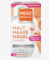 Merz Spezial  Dragees Haut Haare Nagel 134 St., Мерц Специальные Драже для Кожи, волос и ногтей, 134 шт
