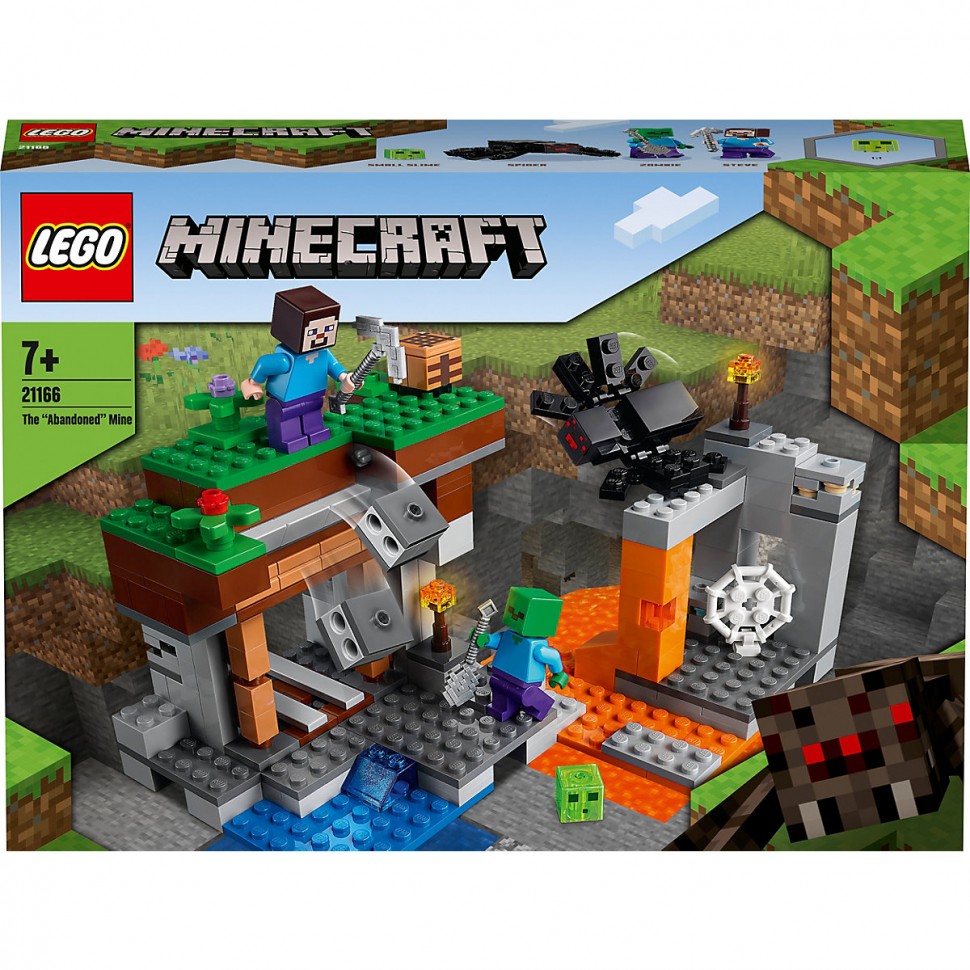 Купить LEGO Minecraft 21166 Die verlassene Mine ЛЕГО «Заброшенная» шахта в  интернет-магазине Diskontshop.eu Германия всего за 2 688 руб. в