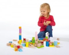 Eichhorn Holzbausteine 50 Stuck Деревянные строительные блоки 50 штук