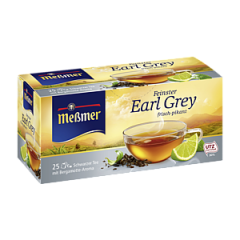 Messmer Feinster Чёрный Чай Earl Grey 44г, 25 пакетиков