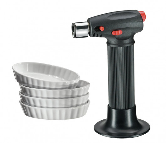 Kucchenprofi KUcCHENPROFI Creme Brulee Set 5-tlg. Weiss K=CHENPROFI Набор крем-брюле 5 предм.