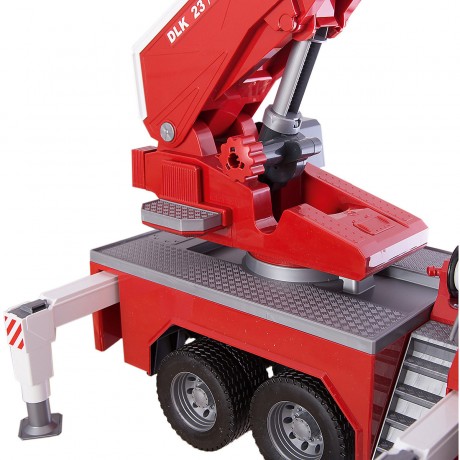 Bruder bruder 02821 MACK Granite Feuerwehrleiterwagen mit Pumpe bruder 02821 MACK Гранитная пожарная автолестница с насосом