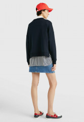 Tommy Hilfiger ARCHED LOGO MONOGRAM Sweatshirt desert sky ARCHED LOGO MONOGRAM Толстовка небо пустыни