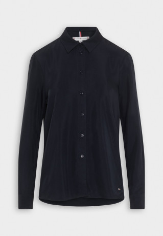 Tommy Hilfiger PIECED FLEUR Button-down blouse desert sky PIECED FLEUR Блузка на пуговицах небо пустыни